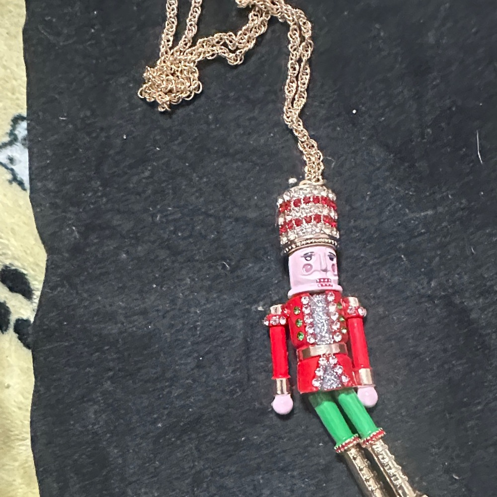 Colorful Nutcracker Pendant Necklace